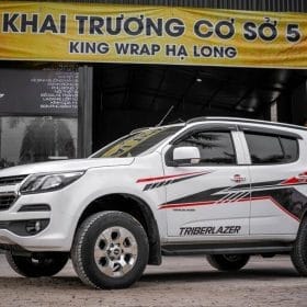 Dán tem xe oto đẹp CHEVROLET 1 Trailblazer tem suon vs khoang may son phu gam 2