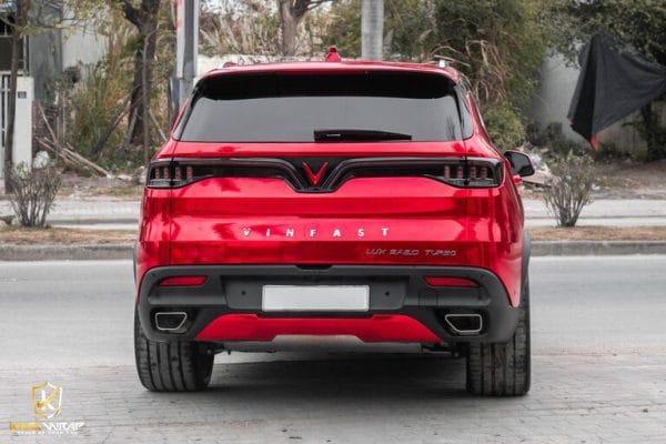 Dán decal đỏ chrome xe VinFast Lux SA2.0