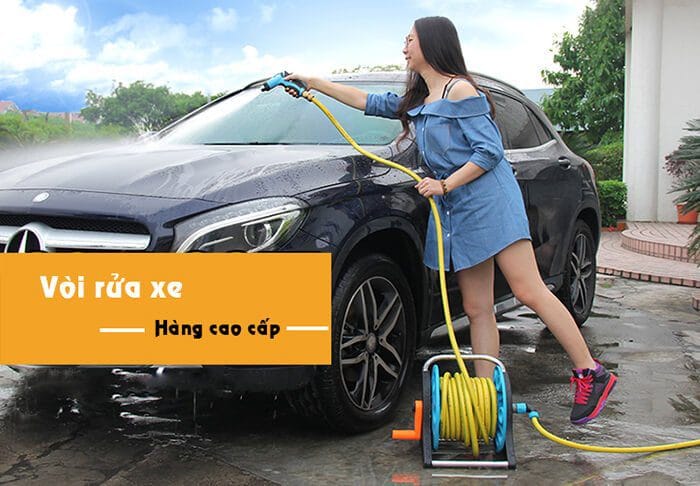 Hướng dẫn rửa xe ô tô đúng cách 27 Voi rua xe chuyen dung
