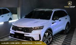 Dán Decal Trắng chuyển sắc ánh Dương ô tô Kia