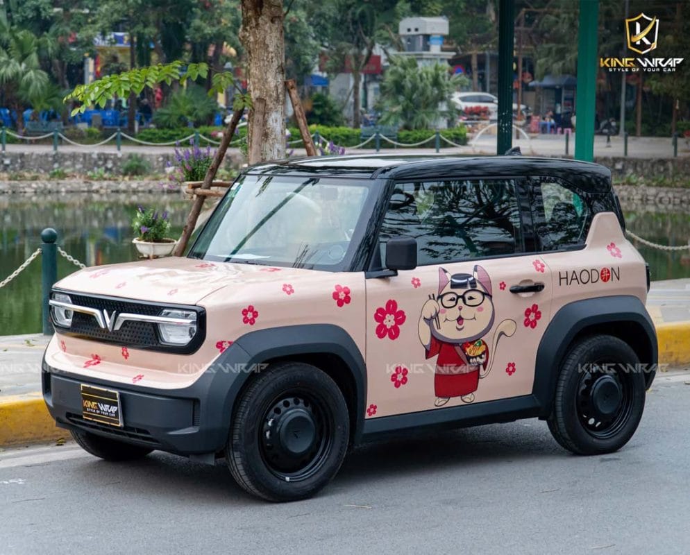 Dán Decal VinFast VF3 Phong Cách 4 dan decal VF3 01