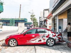 Dán decal tem xe oto đẹp giá rẻ BMW
