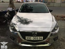 Dán decal đổi màu Mazda3 - Chrome bạc