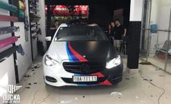 Dán decal Tem xe oto đẹp giá rẻ MERCEDES DM06