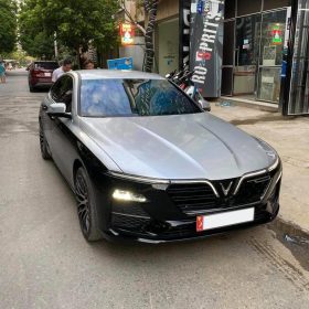 Dán nửa xe Maybach VinFast Lux A2.0 1 dan decal nua xe style maybach vinfast lux a2 2 e1784363445494