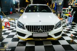 Dán điểm họa tiết Mercedes C300 màu vàng Yellow Gold CHM02E -  TeckWrap