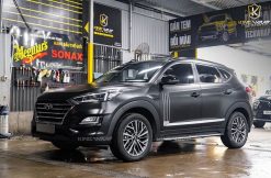 Dán đổi màu ô tô đen mờ Huyndai Tucson