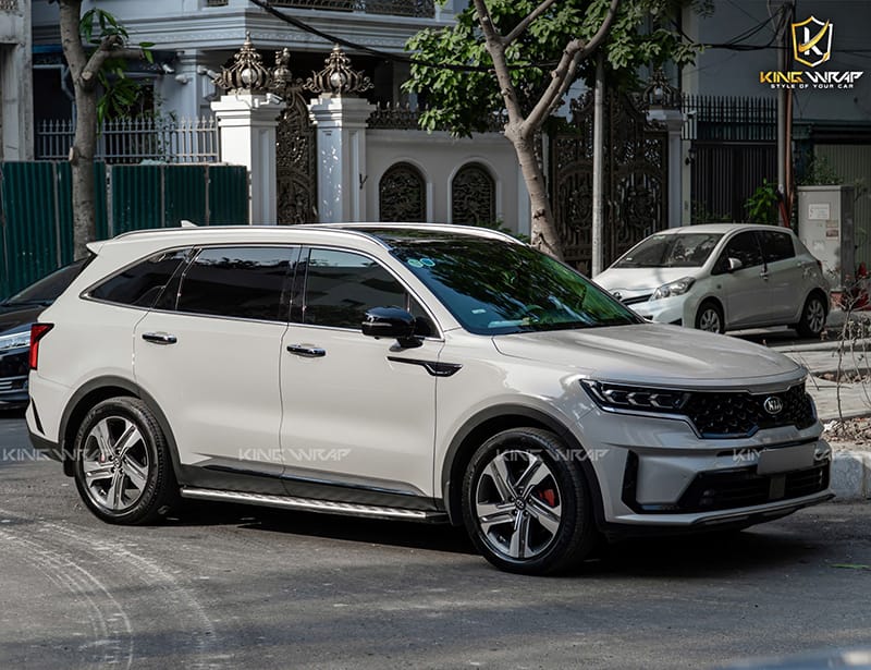Dán Đổi Màu Xám Xi Măng Kia Sorento 10 dan doi mau kia sorento