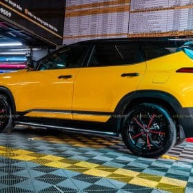 Dán đổi màu ô tô Seltos trắng sang vàng TeckWrap CG12 HD 5 dan doi mau o to kia Seltos 4