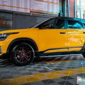 Dán đổi màu ô tô Seltos trắng sang vàng TeckWrap CG12 HD 4 dan doi mau o to kia Seltos 5