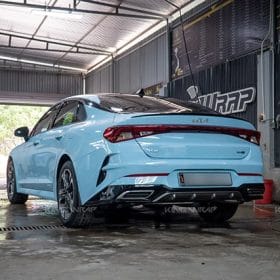Dán Đổi Màu Ô Tô Kia K3 Xanh 3 dan doi mau oto kia k3 xanh nhat 5