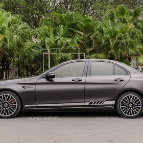 dan doi mau oto mercedes c300 den xam hm01 teckwrap 2 min