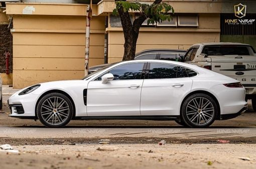 Dán đổi màu trắng Porsche - Ảnh 2