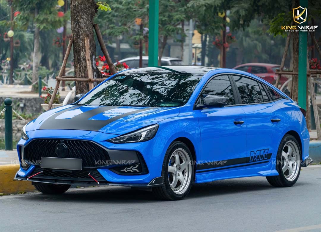 Dán đổi màu xanh MG5 6 dan doi mau xanh mg5 01