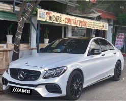 Dán đổi màu Merc C300 sang màu gold pearl ck525 Teckwrap