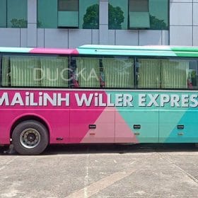 dan quang cao tren xe oto bus