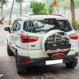 Dán tem sườn xe Ecosport đỏ đen lôi cuốn 2 dan tem suon ecosport 1