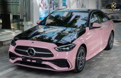 Đổi màu hồng đen Mercedes C300
