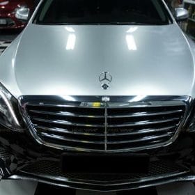 Dán decal đổi màu Merc S400 maybach nửa trên 3 doi mau merc s400 maybach 4