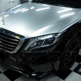 Dán decal đổi màu Merc S400 maybach nửa trên 2 doi mau merc s400 maybach 5