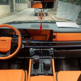 Đổi Màu Nội Thất Cam Hermes Hyundai SantaFe 2024 2 Giá đổi màu nội thất ô tô: So sánh bảng giá và cách chọn gói hợp lý
