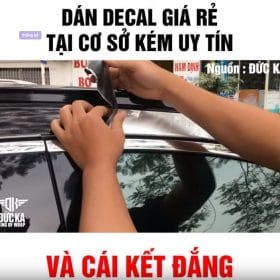 luu y quan trong khi dan decal tem xe oto ha noi