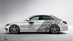 Bộ sưu tập mẫu tem sườn xe Merc C300 tại Kingwrap