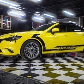 mazda 6 doi mau trang sang vang 1