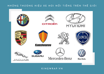 nhung thuong hieu xe hoi noi tieng