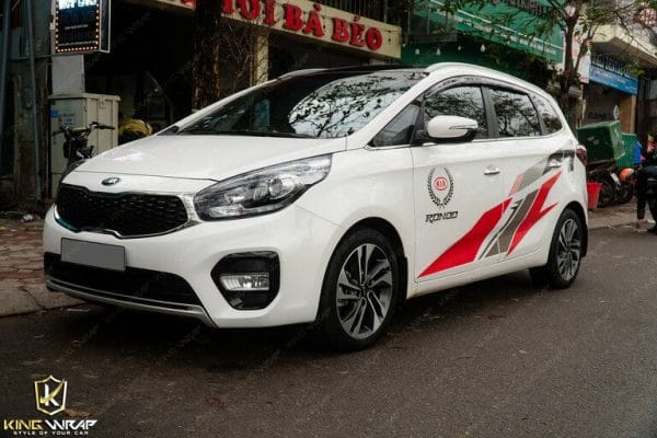 Mẫu tem dán xe oto đẹp kết hợp nóc đen Kia Rondo 10 Mẫu tem dán xe oto đẹp kết hợp nóc đen Kia Rondo