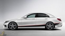 Mẫu dán tem xe oto đẹp Mercedes C300