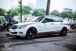Dán tem sườn thể thao xe Mercedes C250