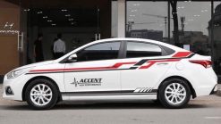 Dán tem xe oto đẹp giá rẻ Hyundai Accent
