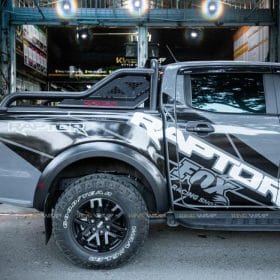 Dán decal tem sườn xe Ford Raptor tại Kingwrap 3 tem suon xe ban tai ford raptor 4