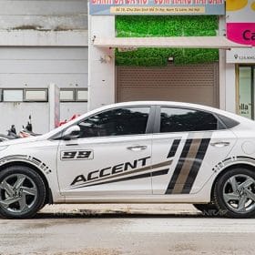 tem xe oto huyndai acent 1 min