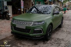 Dán đổi màu xanh quân đội Zotye T600S