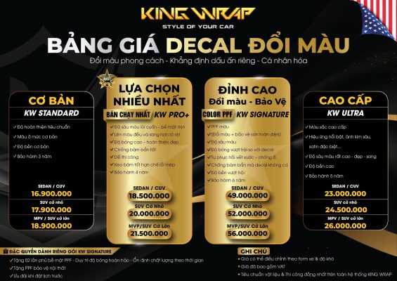 Dán decal đổi màu ô tô: Thay đổi diện mạo, bảo vệ sơn xe