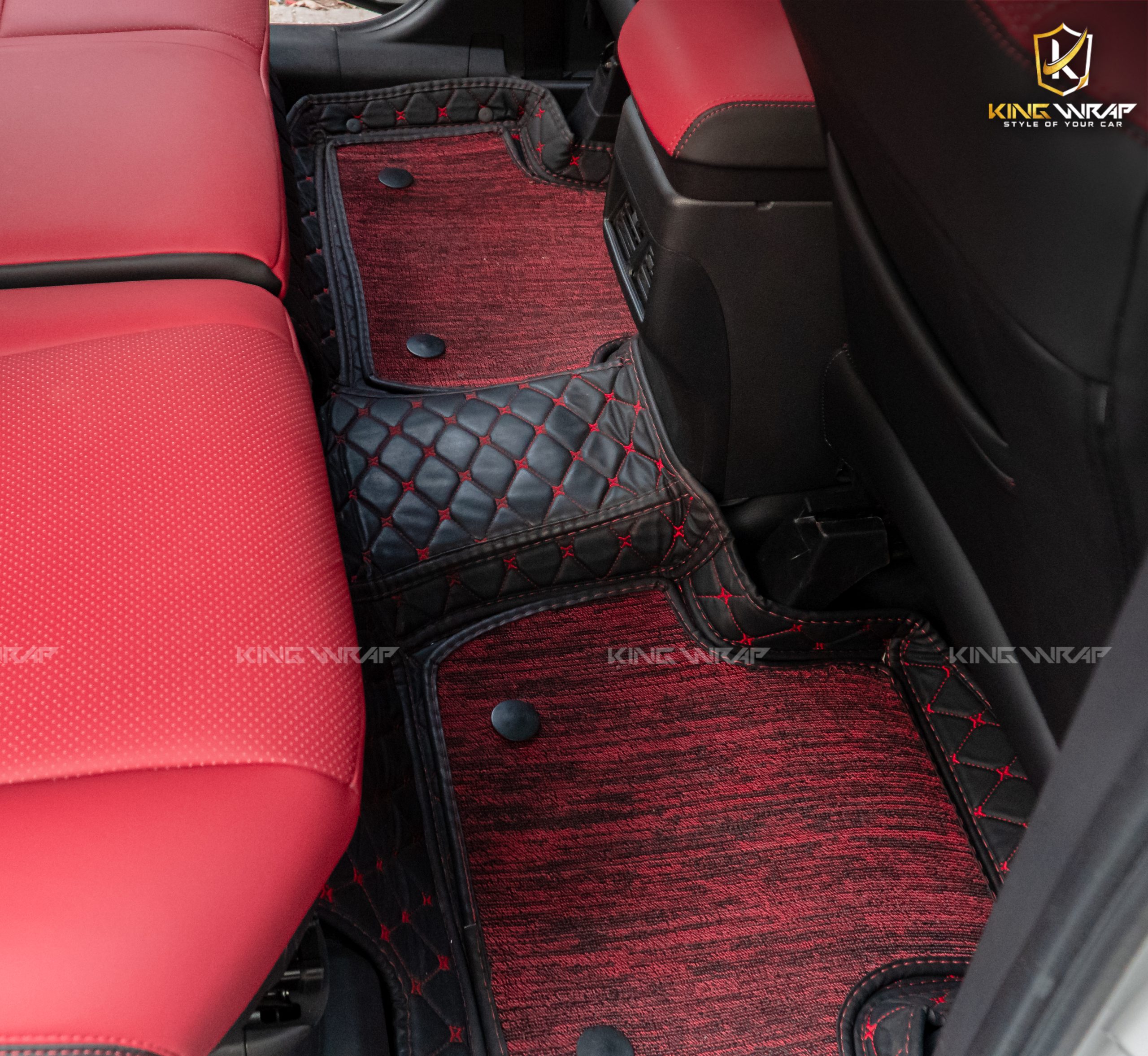 Bọc Ghế Da Outlander Đỏ Đô