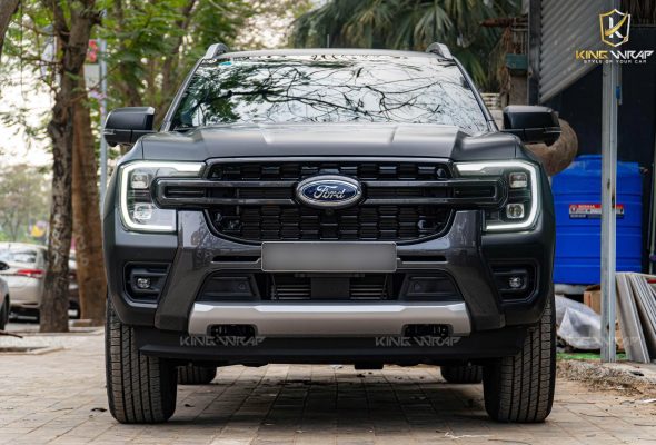 Dán Đổi Màu Đen Lì Ford Ranger Phong Cách Thể Thao