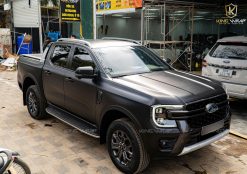 Dán Đổi Màu Đen Lì Ford Ranger Phong Cách Thể Thao