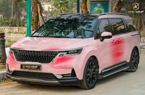 Dán Đổi Màu Hồng Ô Tô Kia Carnival - Phong Cách Fading