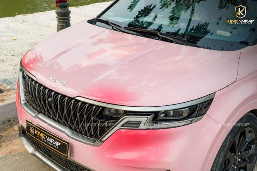 Dán Đổi Màu Hồng Ô Tô Kia Carnival - Phong Cách Fading - Ảnh 5