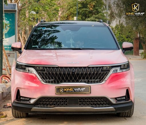 Dán Đổi Màu Hồng Ô Tô Kia Carnival - Phong Cách Fading - Ảnh 2