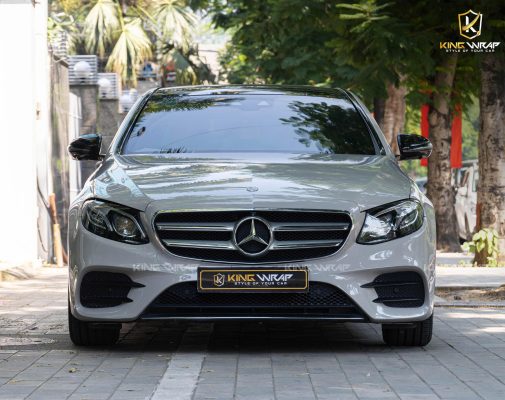 Dán Đổi Màu Xám Xi Măng Mercedes E350