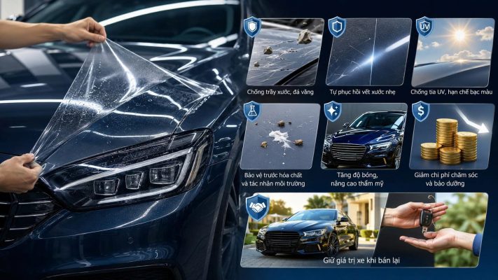 Những lợi ích nổi bật khi dán PPF ô tô Những lợi ích nổi bật khi dán PPF ô tô