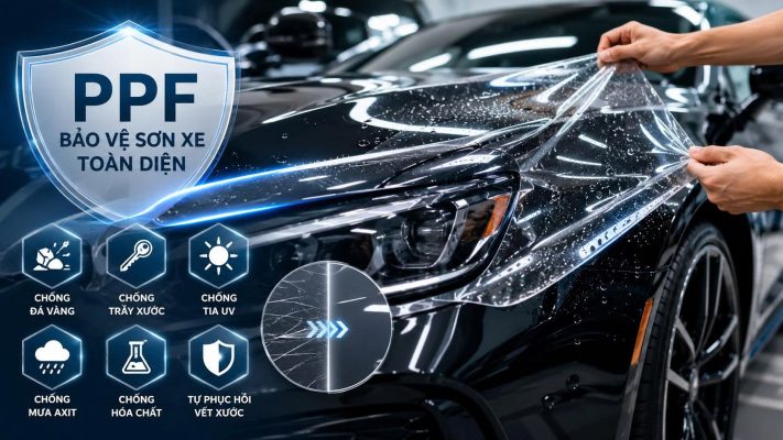 Dán PPF ô tô là phương pháp bảo vệ sơn xe hiệu quả Dán PPF ô tô là phương pháp bảo vệ sơn xe hiệu quả