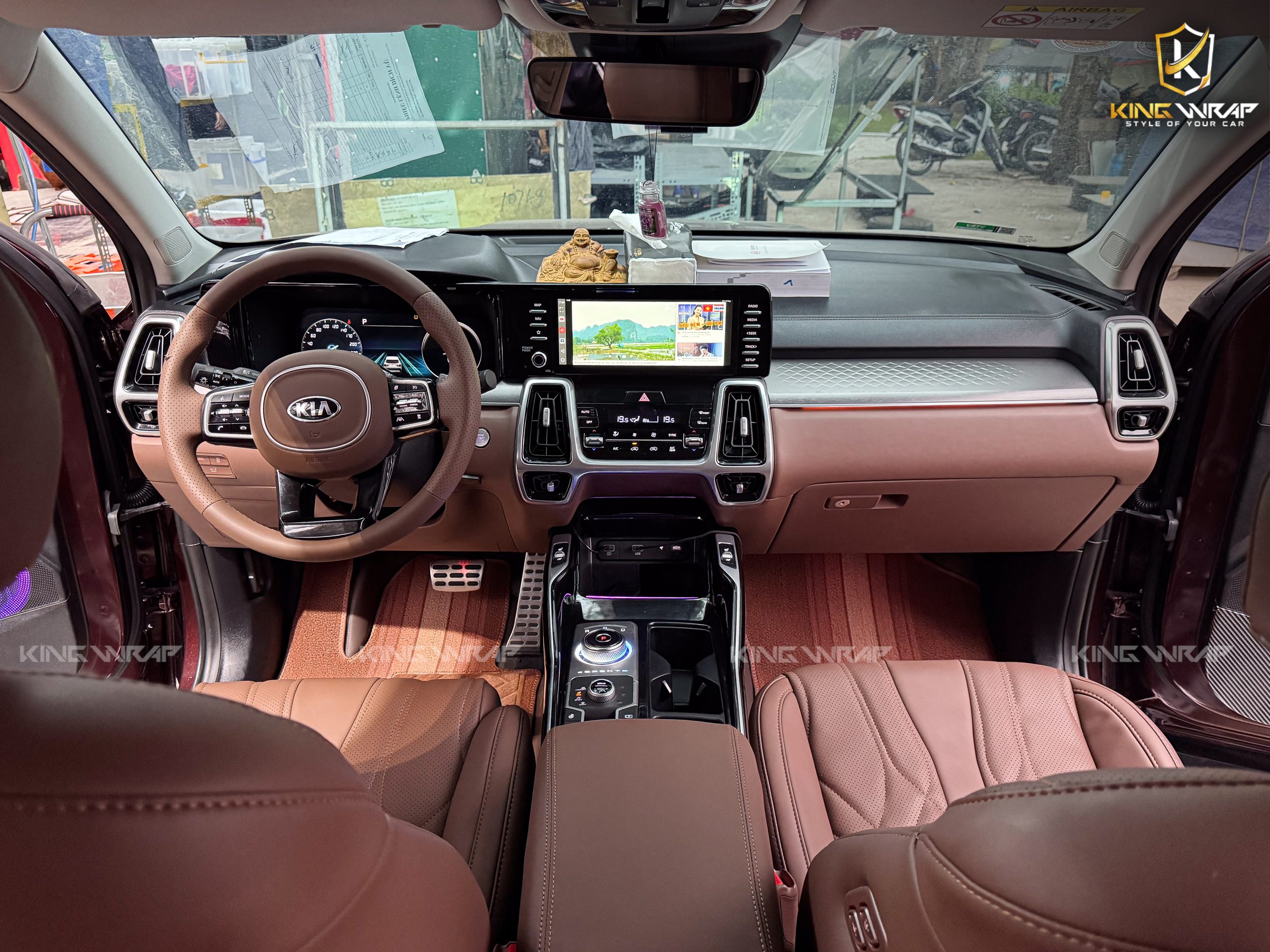 Bọc Da Nội Thất Kia Sorento Sang Trọng - Đẳng Cấp