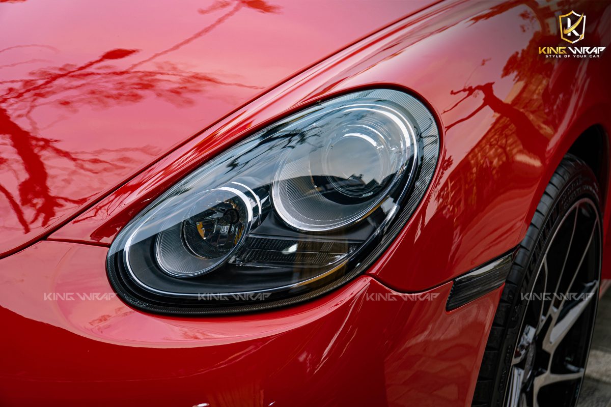Dán PPF Đèn Porsche 718 Cayman