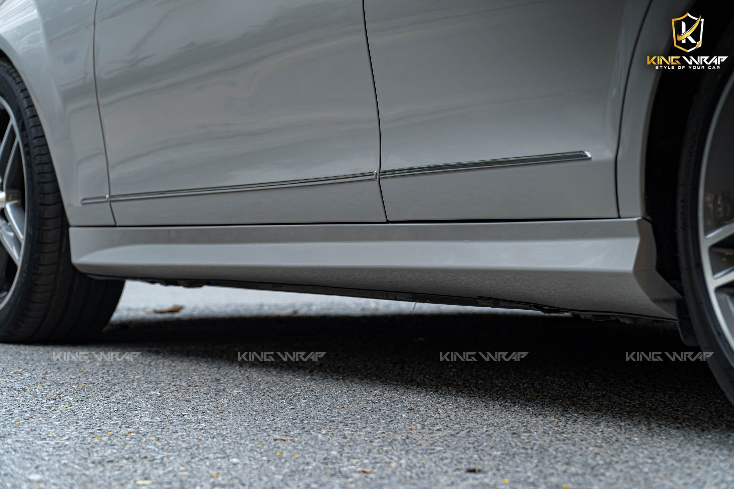 Dán Decal Xám Xi Măng Mercedes C300 Sang Trọng - Thanh Lịch