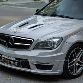 Dán Decal Xám Xi Măng Mercedes C300 Sang Trọng - Thanh Lịch